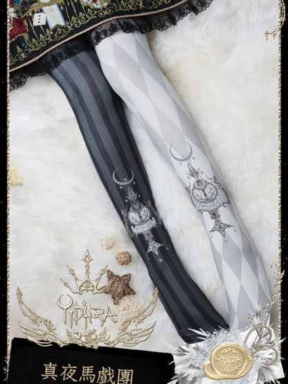 ミグナイト シロウス ダイヤモンド ラティス 太ももストッキング