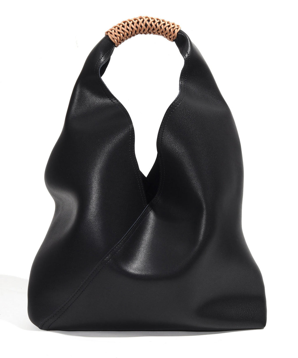 Leder Minimalistische Weiße Tasche Luxus Kalbsleder Schulter