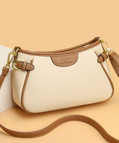 Tasche Leder New Calf CrossBody Beige Langlebig