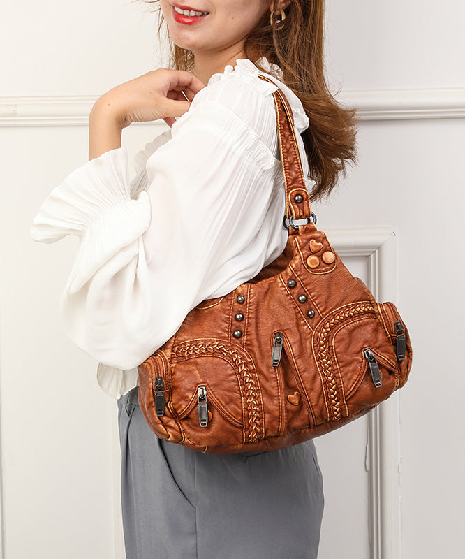 Rivet Bag Kapazität Große Vielseitige Schulter Neue Gelb