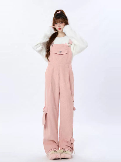 Cord-Overall mit Bändern