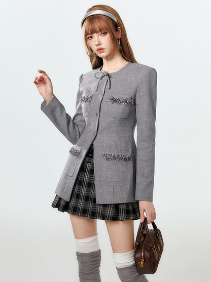 ウエストジャケットデザインフレンチマークガーリー