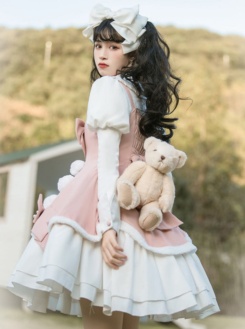 カラースカート ドールサス スウィートロリータトップ ボンボン