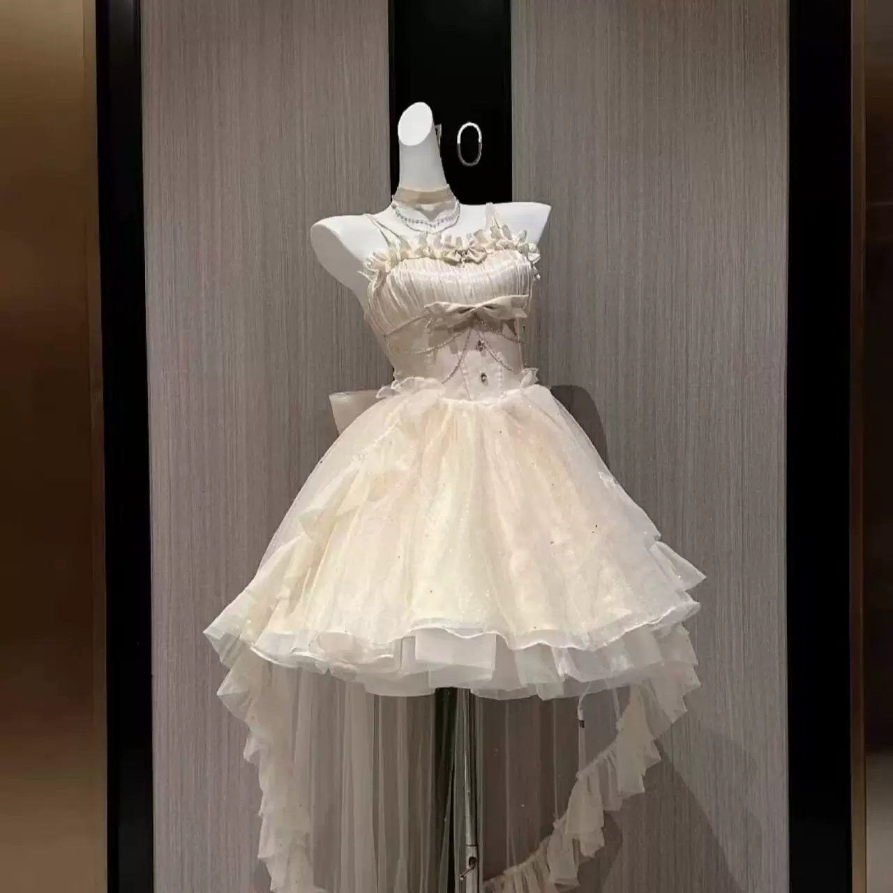 Starry Nikki High-Low Party Prom Dress - Plus Size 130cm Bust | LilyVow