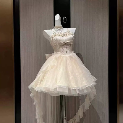 Starry Nikki High-Low Party Prom Dress - Plus Size 130cm Bust | LilyVow