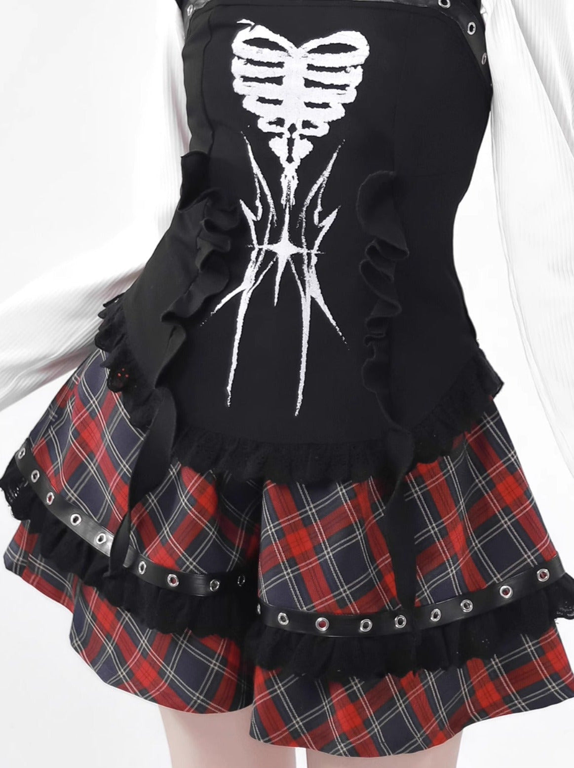 Knochen Waistland Anzug Saum Dark Subkultur Unregelmäßig Original