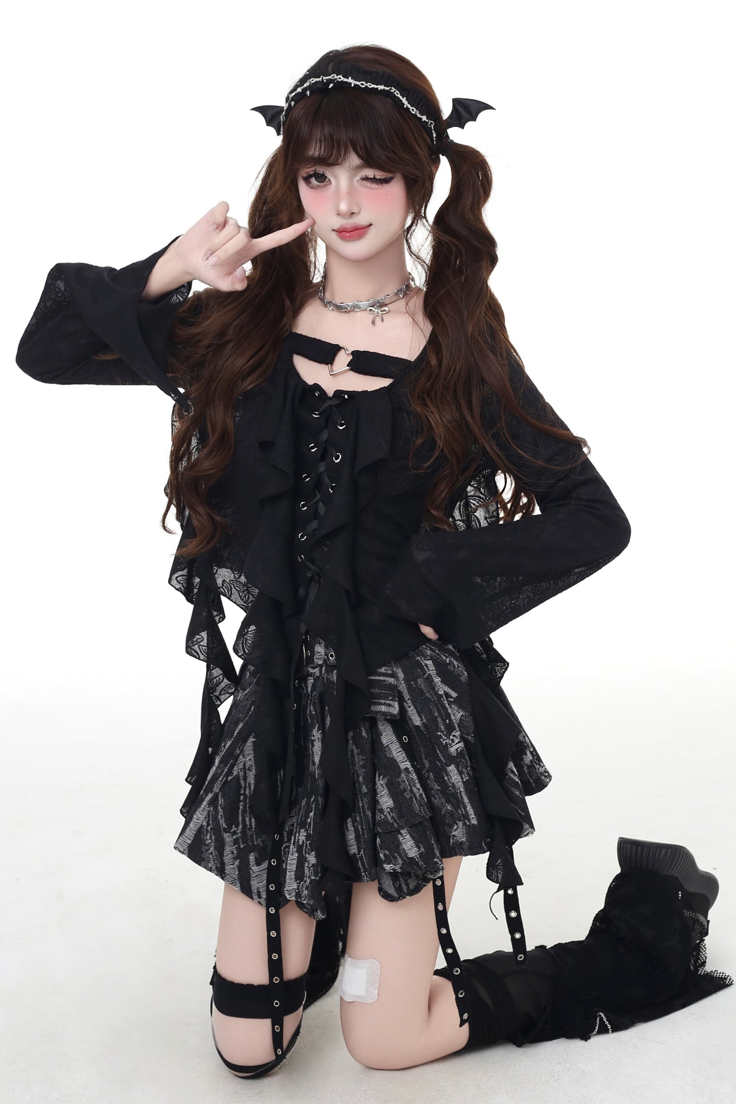 デザインシャツ スウィート フリル クール