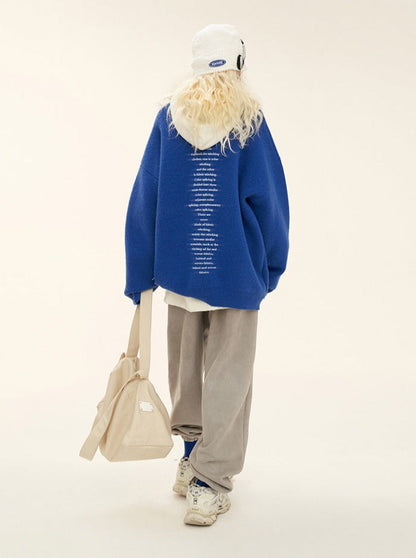 Mode Logo Knit American Over