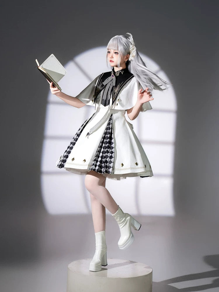 Eye of Truth Gothic Lolita Suspender Dress Set