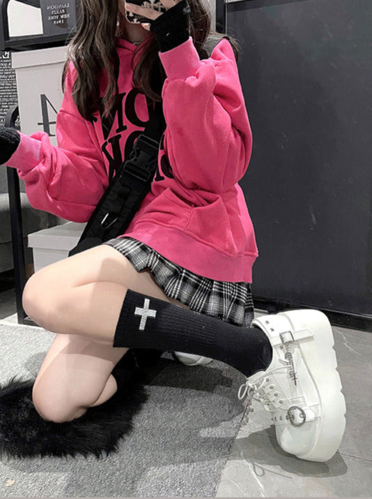 Punk Platform Shoes Studded Lolita