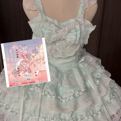 Warbler Age Ballet Lolita JSK Suspender Dress