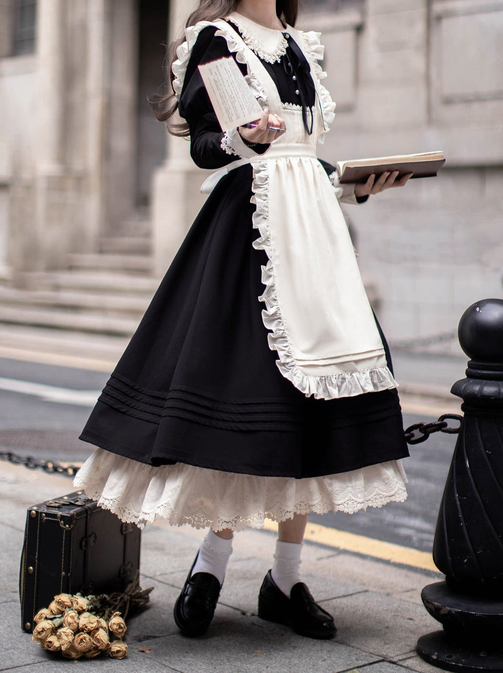 Maid Retro Angelina Dress Elegant Set