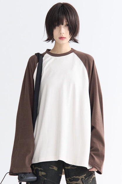 リラックスフィットTシャツ パッチワーク