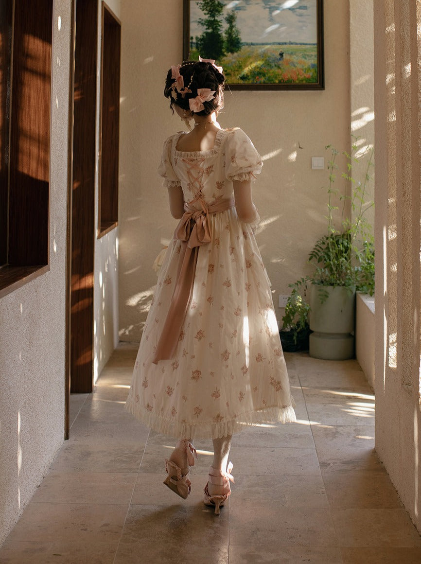 Blooming Antique Group West Ribbon Rory Ta Dress