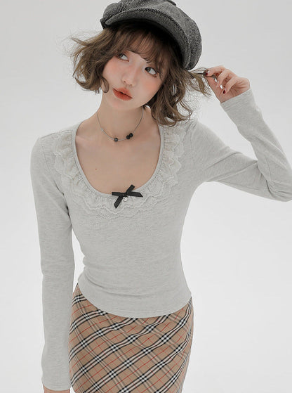 Pure Collar Slim Dzire Long T Lace