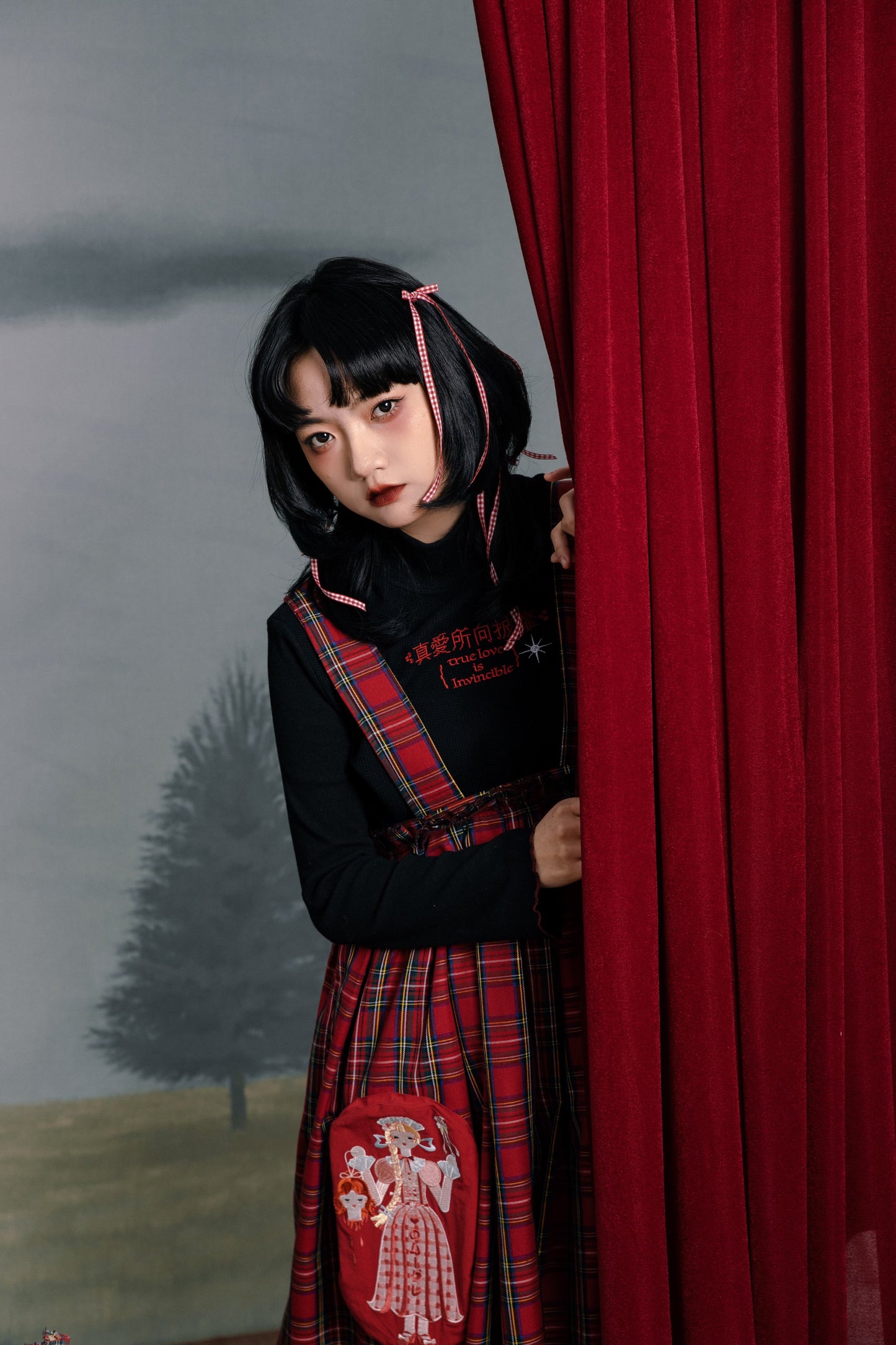 チェックレトロパンツ バルーンサーカス