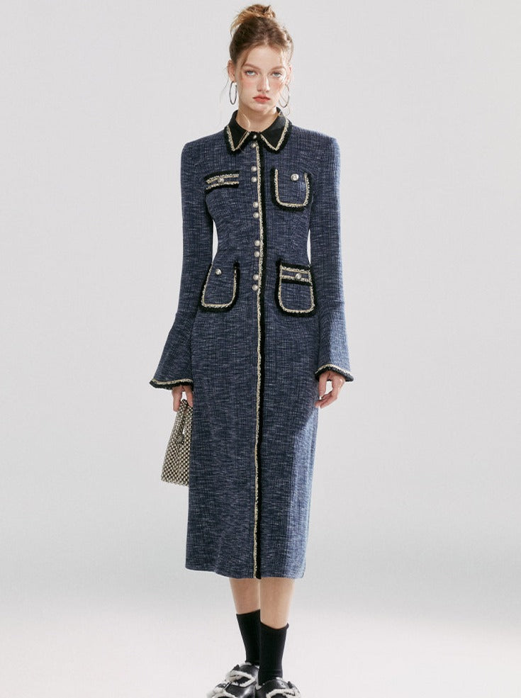 Kleid Schlank Retro Elegant