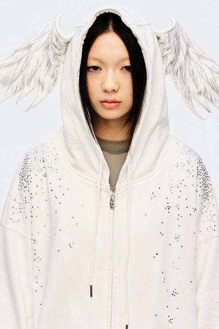 Engel Hoodie Starburst Sweatshirt