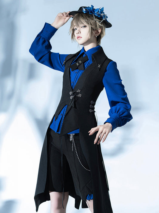 プリンスダークロングレトロハンサムベスト