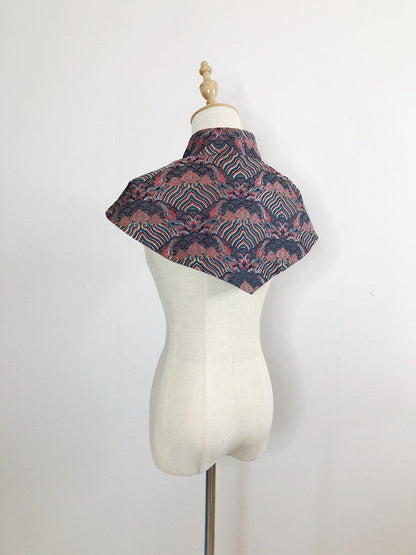 チャイナロリータゴゴシックケープ+ロングジャケット+キャミソール+スカート+ウエストバンド