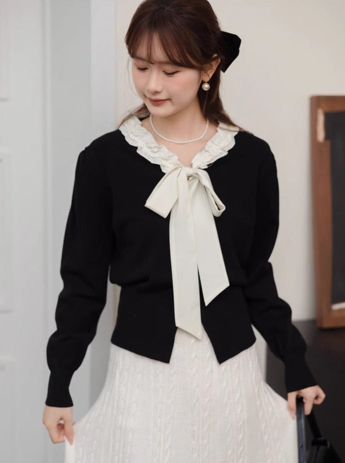 Bow Big Top French Design Ruffle