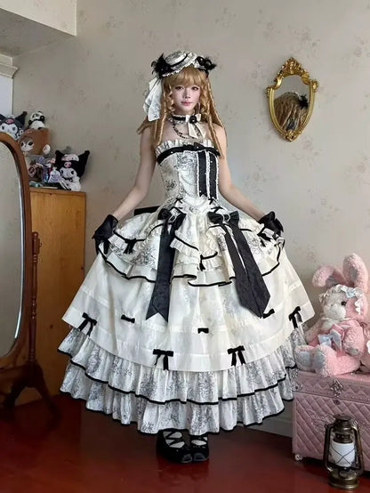 Long To Brandy JSK dress worn on model