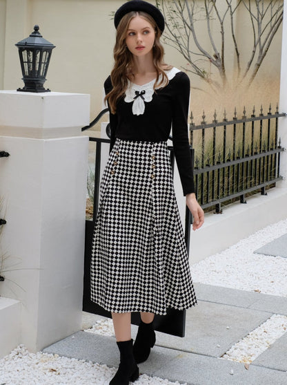 Design Spitzen-Diamantband + Top-Karorock