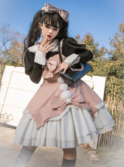 カラースカート ドールサス スウィートロリータトップ ボンボン