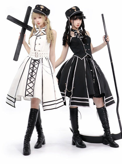 Lolita Army Judgement Uniform Knight Military Set Low