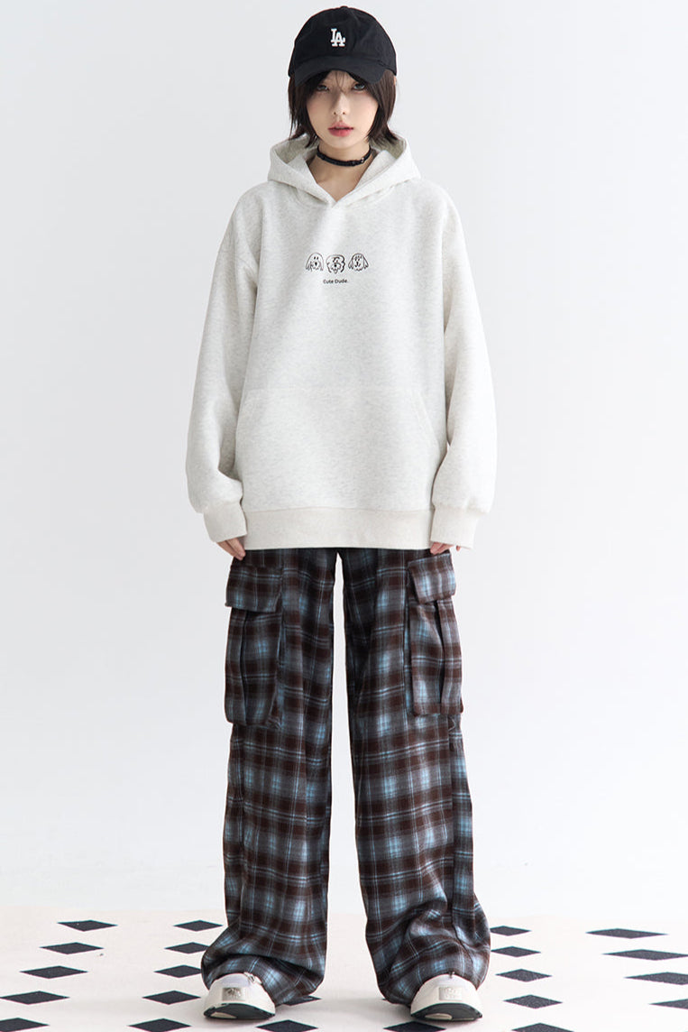 パンツ ウエストチェック ハイワイド