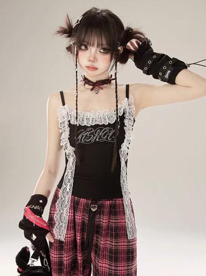 ミントキャミソールディフューザーレース