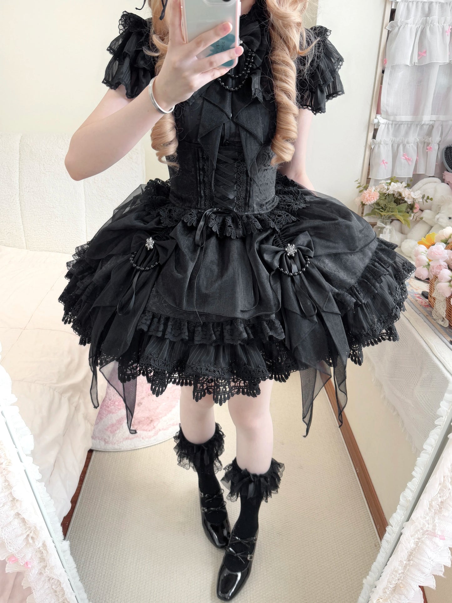 Twin Dream Ember Lolita Bustier JSK Boned Waist