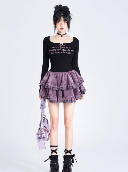 Black Tops Neck Bottled Square