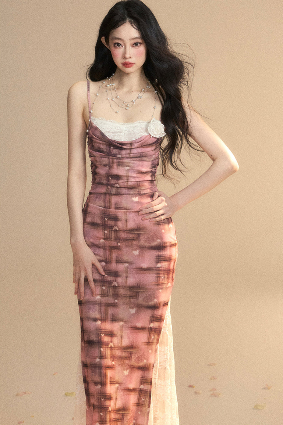 Kleid Dreamland One Lace Check Shoulder