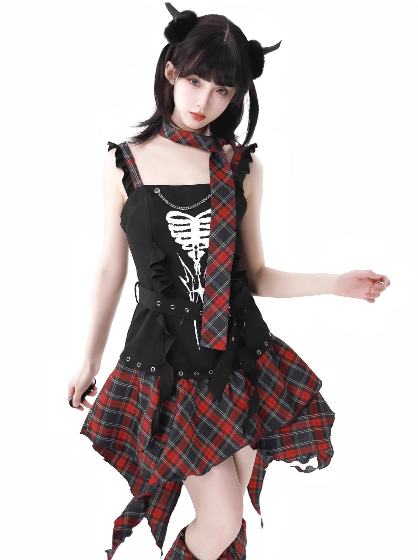 Knochen Waistland Anzug Saum Dark Subkultur Unregelmäßig Original