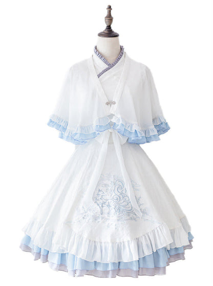 ドレスフォックスローリーエレガントチャイナタセットインテール