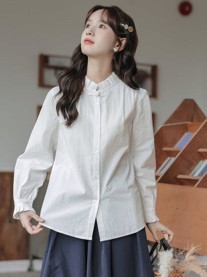 Blouse Retro French Girly