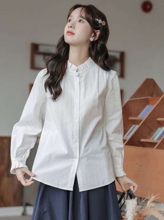 Blouse Retro French Girly
