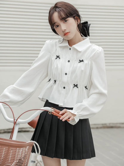 Blusenband Kurz Raffung