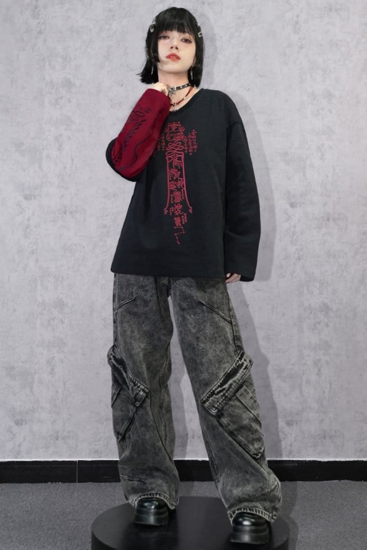 トップVネックチャイナパーソナライズ