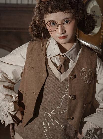 探偵レトロニットベスト