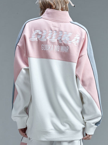 Kragen Bicolor Splice Stand Top Pink