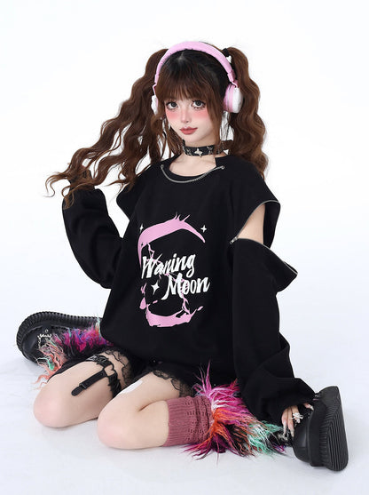 Mondschlitz-Design Top-Modus