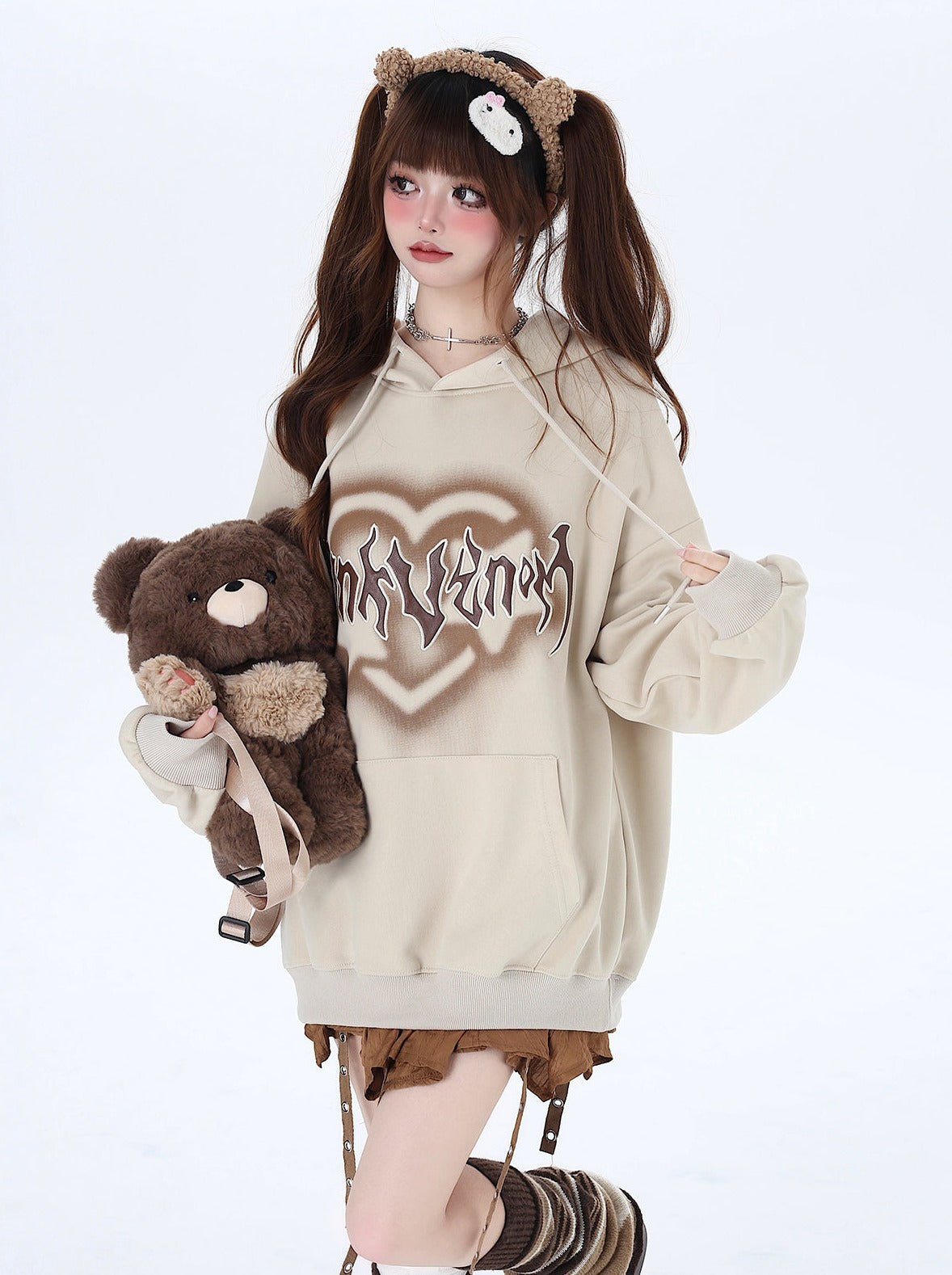 Kapuzenpullover American Cool Oversized Love Letter