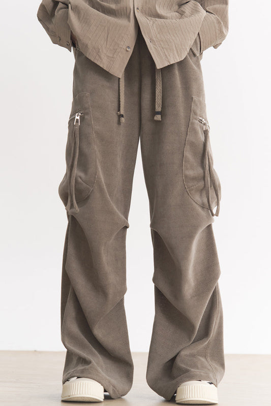 カジュアルワイドミュージアムレッグパンツ レディース グラビティ