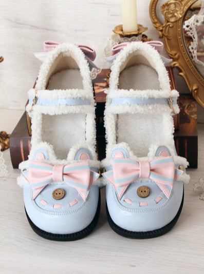 Low Heels Fluffy Bear Lolita Original