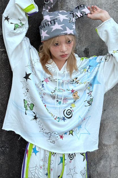 スパイラルスウェットシャツグラフィティ