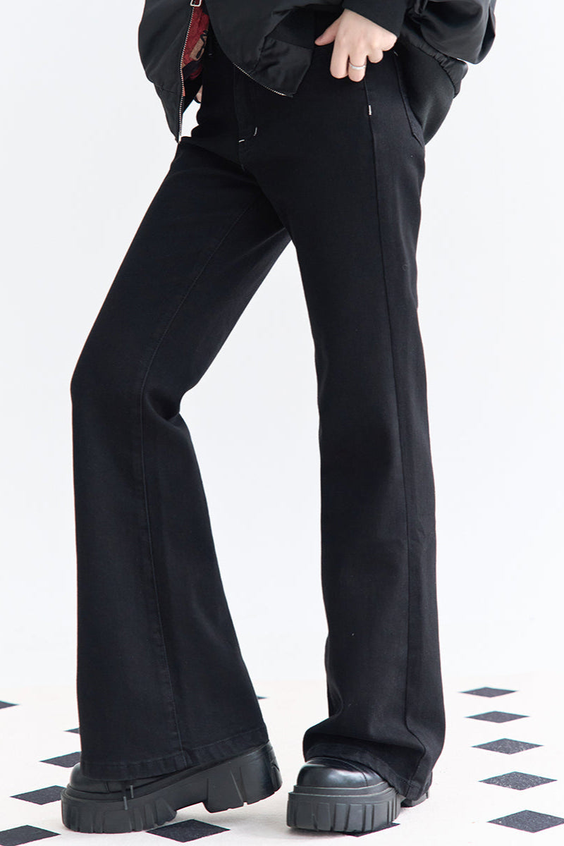 Schmale Micro-Flare-Jeans