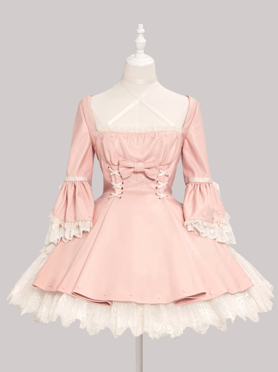Sweet Girly Frill Dress + Hat
