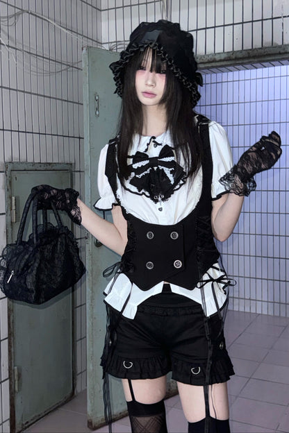 リボンクラッシュシャツ